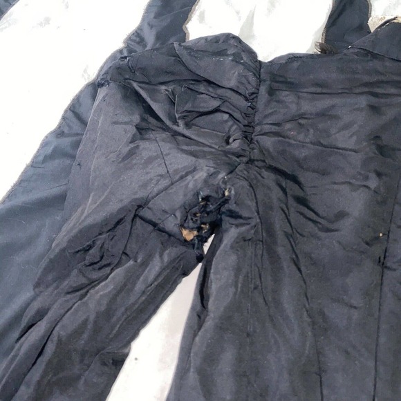 Antique Victorian Leg of Mutton Sleeve Jet Bead Silk Bodice Needlework 1890s - Picture 13 of 16